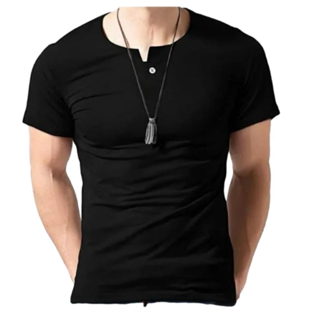 Aiyino Black Single Button T